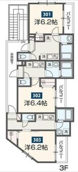 ＭＥＬＤＩＡ原当麻の物件間取画像